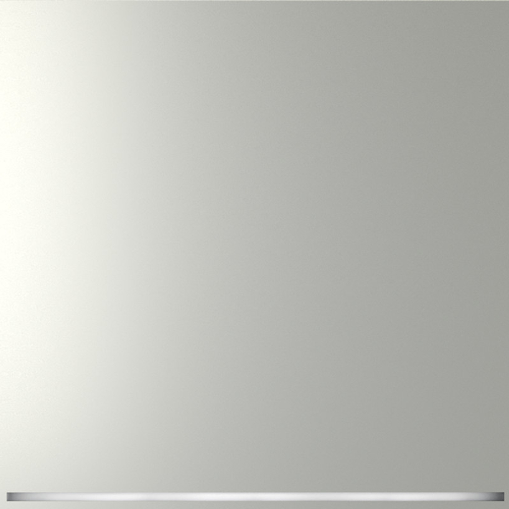 Проходной переключатель встраиваемый VOLTUM S70 одноклавишный с подсветкой 10А, (сталь)