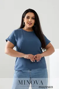 Футболка 6020-джинс Minova