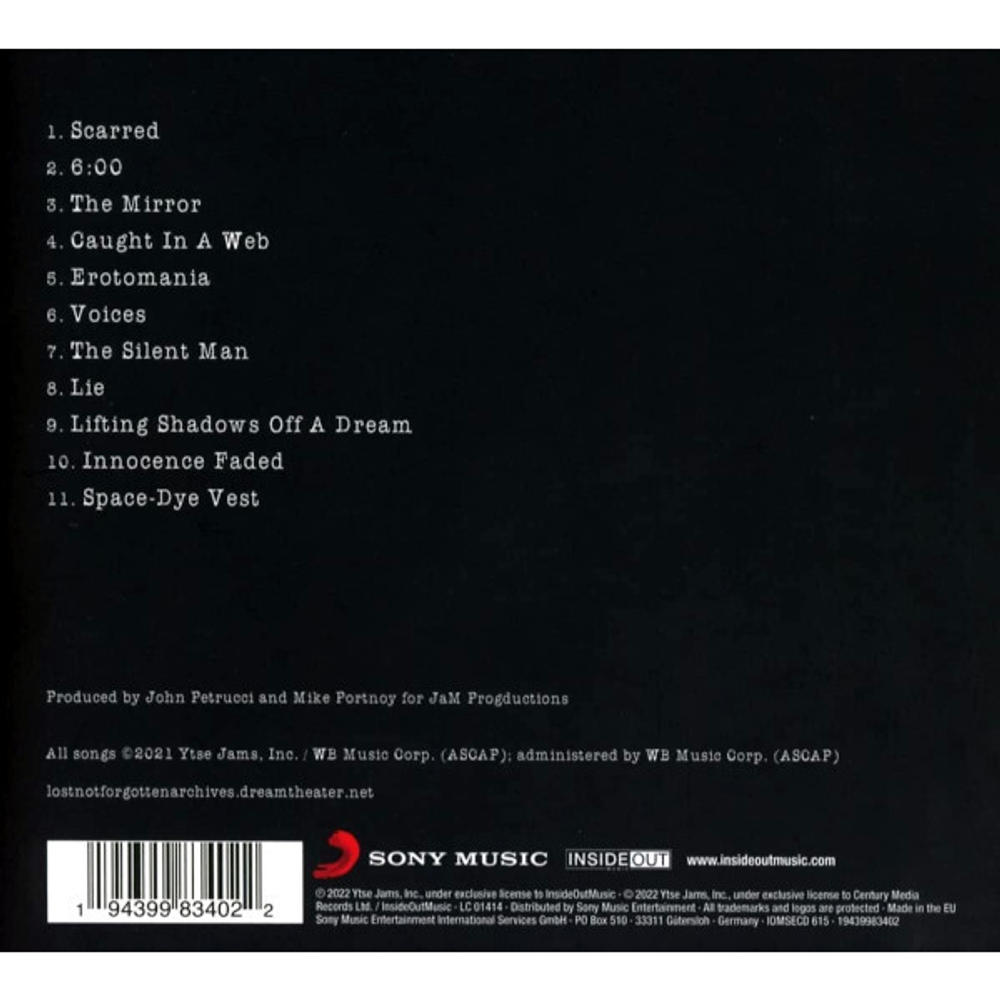 Dream Theater / Lost Not Forgotten Archives - Awake Demos (1994)(Special Edition)(CD)