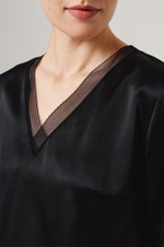 23132 Блузка женская (черный)