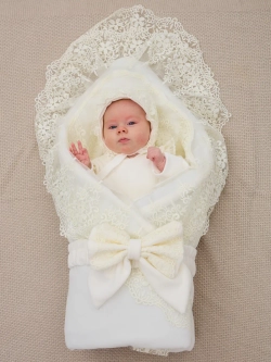 Конверт на выписку новорожденного весна