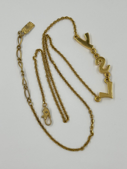 Цепь с лого YSL