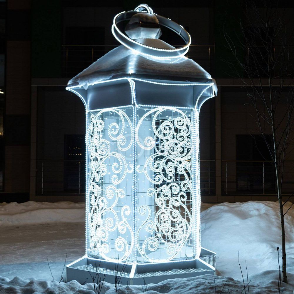 Светодиодная конструкция "Фонарь" Холодный свет