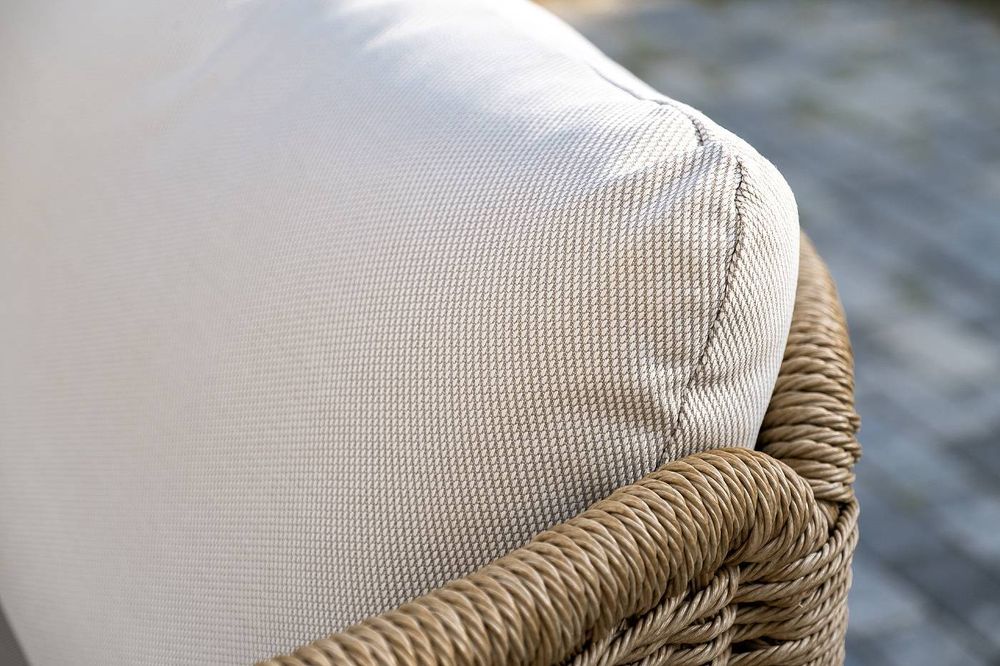 "Аликанте" лаунж-зона из искусственного ротанга, цвет соломенный