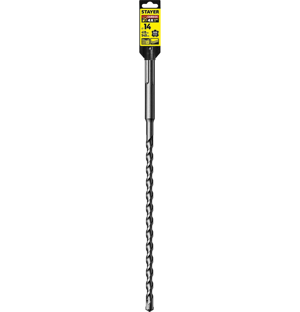 STAYER Hercules-4Х, 14 x 410/540 мм, SDS-max бур, Professional (29370-410-14)