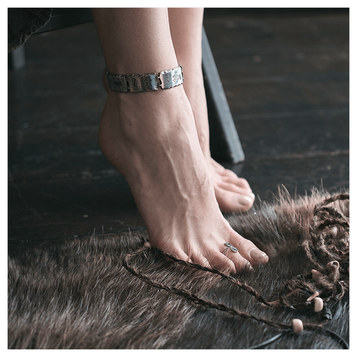 Серебряный браслет «Петроглиф»