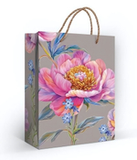 Пакет подарочный M 22,7*18*10см. "Пион" 7.0001027