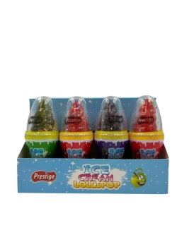 Леденцовая карамель в форме Мороженого ( 12шт по 25гр)