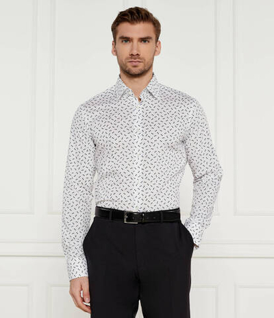 Рубашка H-JOE-kent-C1-214 BOSS BLACK - белый(50527626)