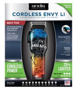 Машинка для стрижки Andis Cordless UsPro Fade, аккум/сетевая, 5 насадок, разноцветная