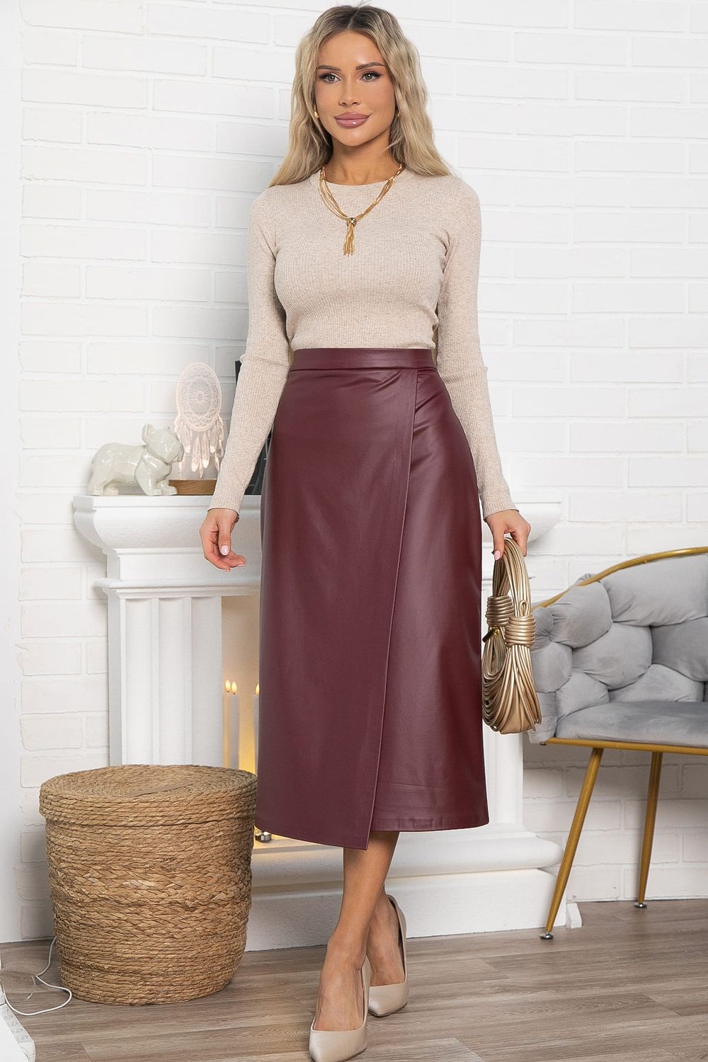 Юбка Невада (винный) Ю15014-25М LT Collection