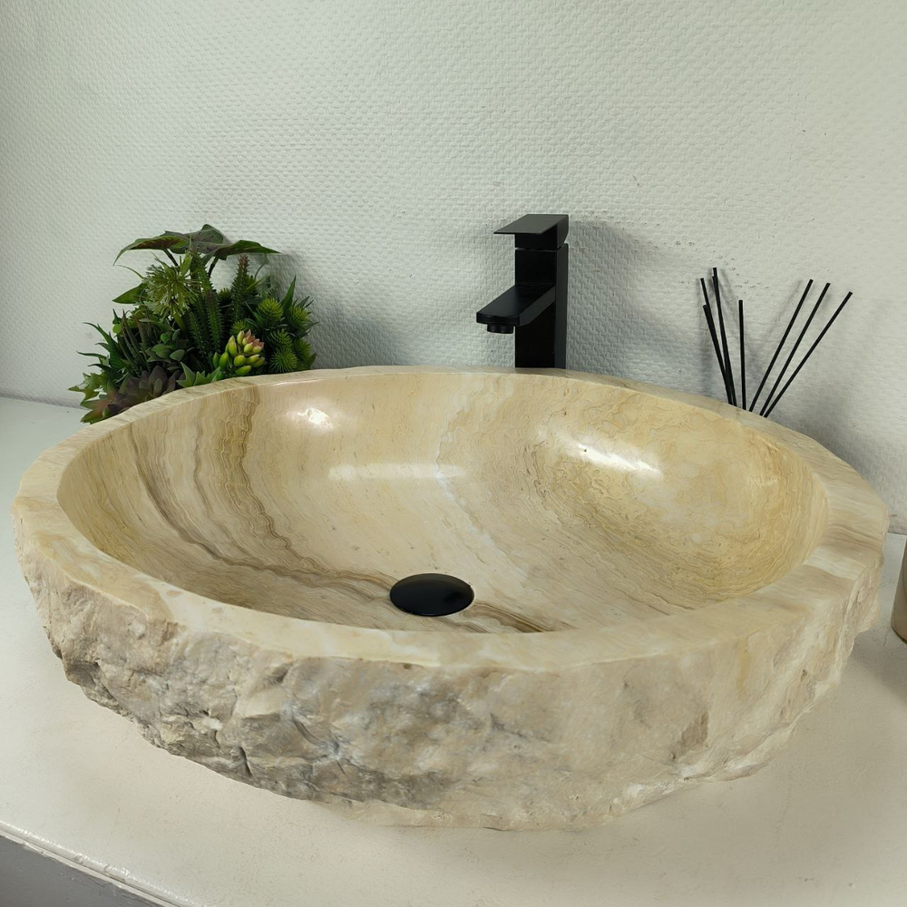 Раковина из оникса Erozy White EO-64412 62*52*16 0215