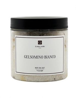 Соль для ванны CAGLIARI Bath salt SPA Gelsomino Bianco, 500 гр