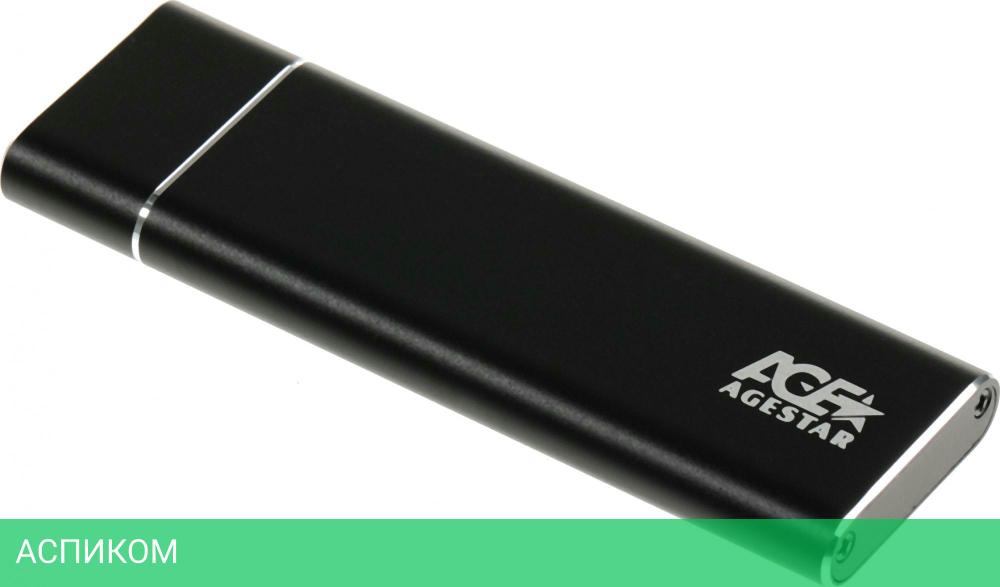Бокс для накопителя AgeStar 3UBNF5C черный