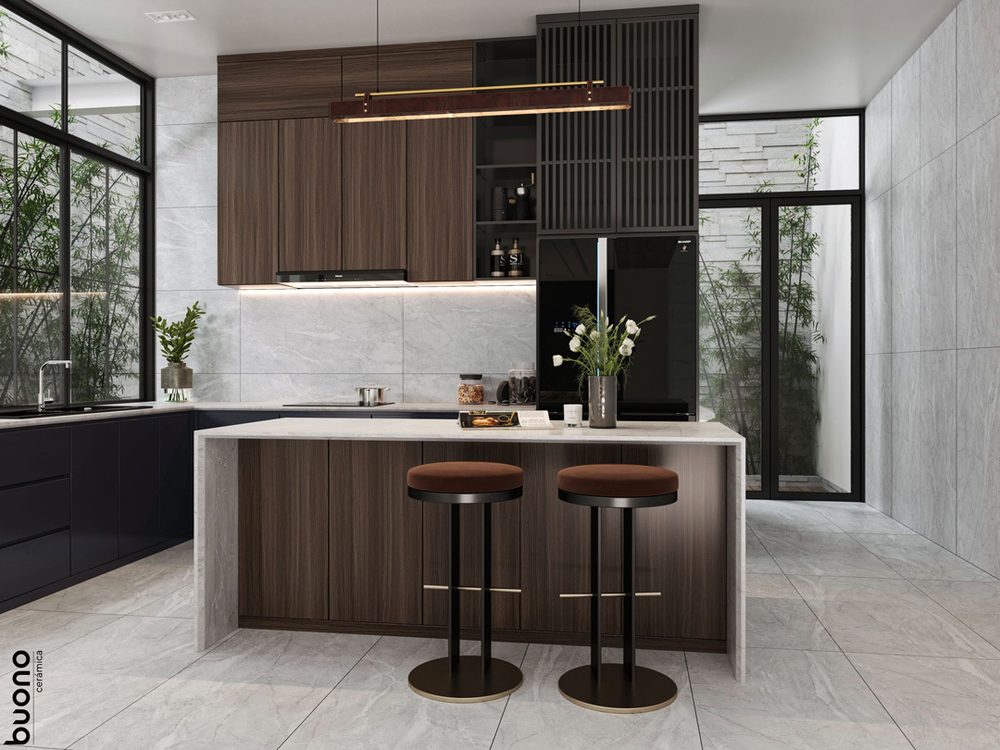Керамогранит Buono Ceramica S4434C 1200*600*8,5мм Pietra Grey Carving
