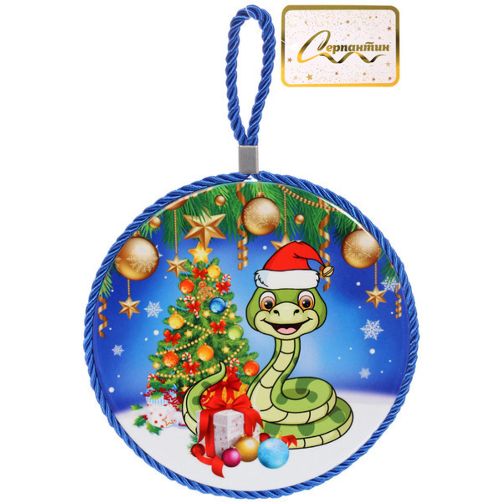 Подставка под горячее керамика 16см «Милый змеёныш Айко»