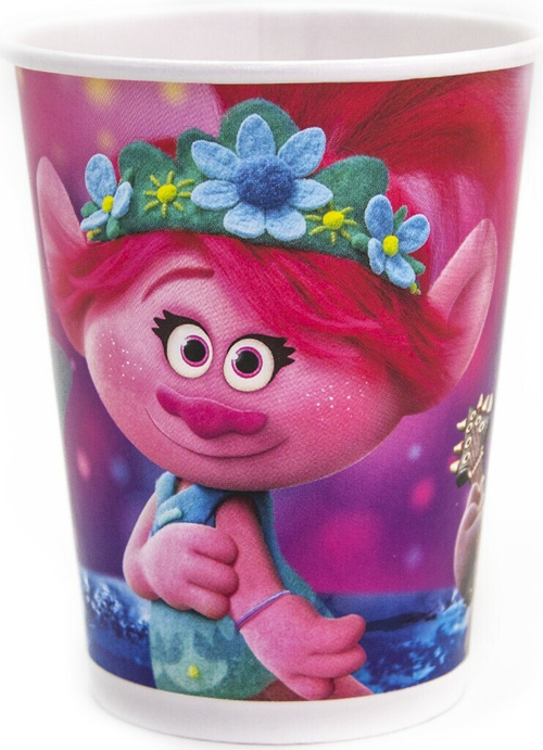 Стаканы (250 мл) "Тролли", 6 шт.