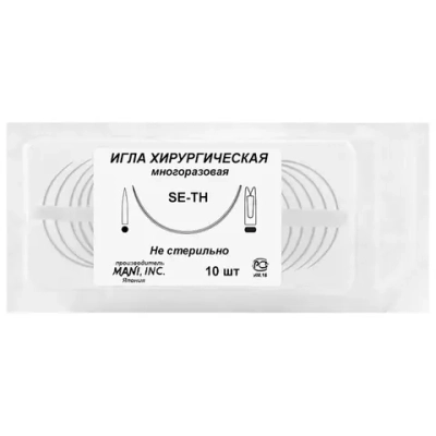 Игла хирургическая колющая Mani SE-TH 15 1/2 10 шт