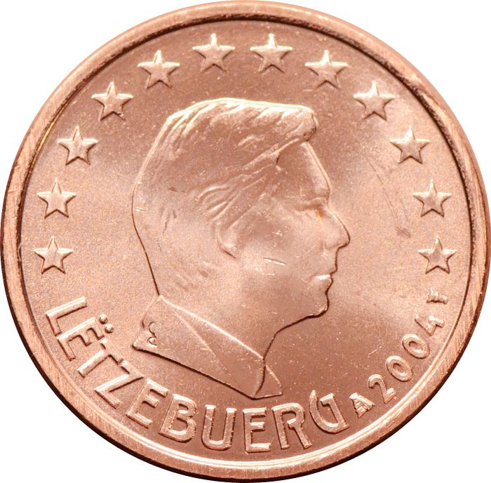 1 евроцент 2004 Люксембург (1 euro cent)