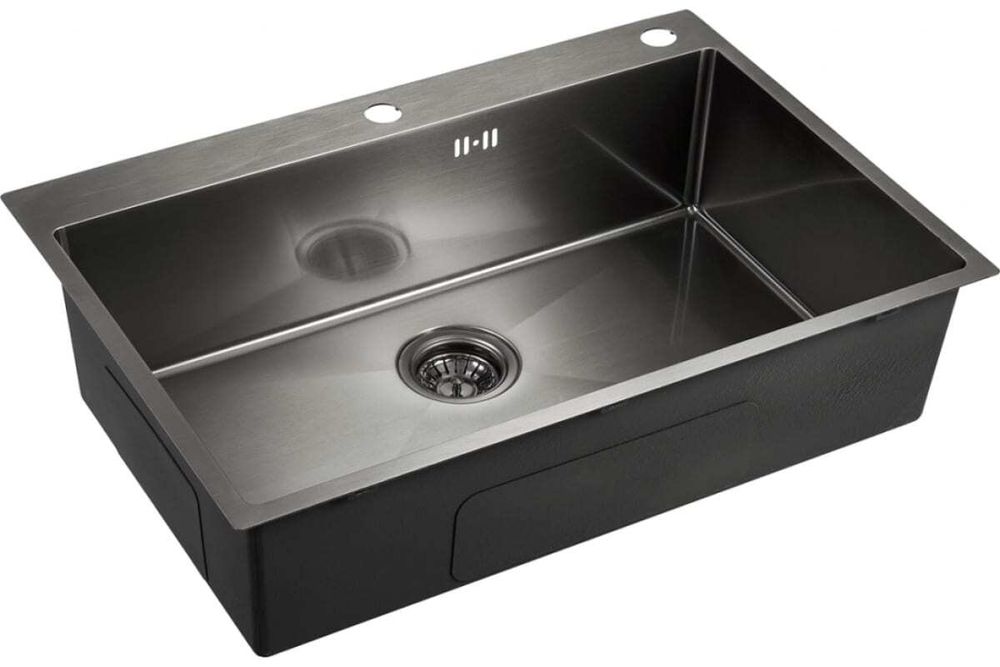 Мойка EMAR EMB-125A PVD Nano Dark (Нержавеющая сталь/Черный), EMAR