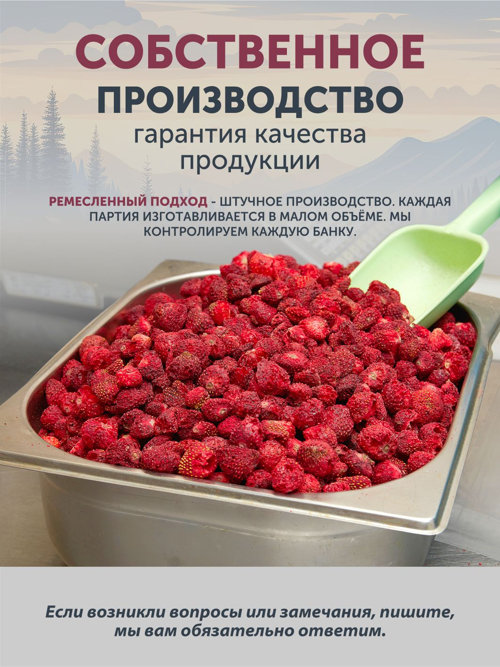 Клубника полевая ТАЁЖНЫЙ ЦЕХ сушёная ягода, 70 г