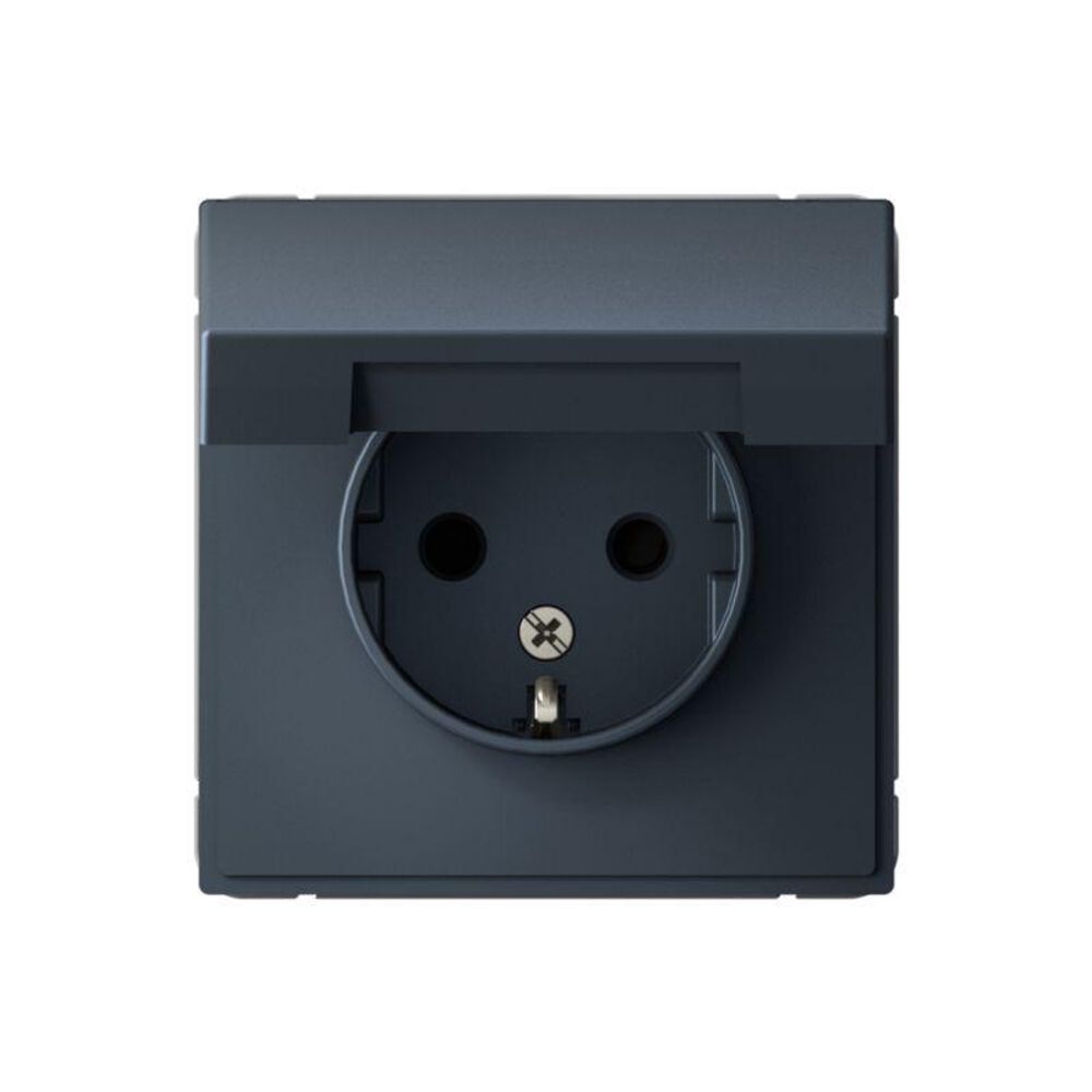 Розетка ArtGallery 16А IP20 с заземл. защ. шторки с крышкой механизм грифель SE GAL000746 Розетка ArtGallery 16А IP20 с заземл. защ. шторки с крышкой механизм грифель SE GAL000746