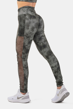 Лосины Nebbia ECO Mesh Leggings “Breathe” 400 camo green