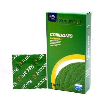 Recare Презервативы ультратонкие с ароматом мяты 12 штук