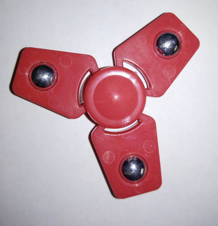 В наличии! Игрушка-антистресс спиннер Вертолёт красный