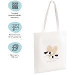 Сумка-шоппер MESHU "Heart", 33*40см, канвас