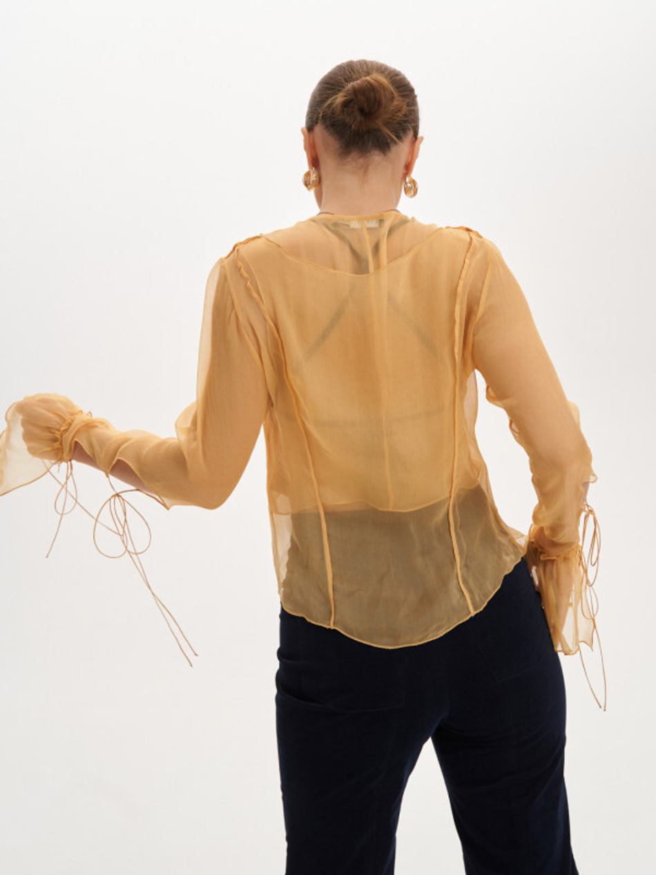 Блуза шифоновая