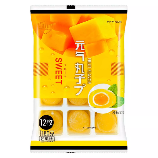 Пирожное моти Super flavor energetic ball mango со вкусом манго, 180 г (Китай)