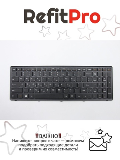 Клавиатура для Ноутбука Lenovo G500s греческая, черная (25211068)