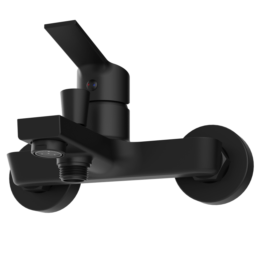 Смеситель для ванны с душем STWORKI Кронборг S28100BK матовый чёрный