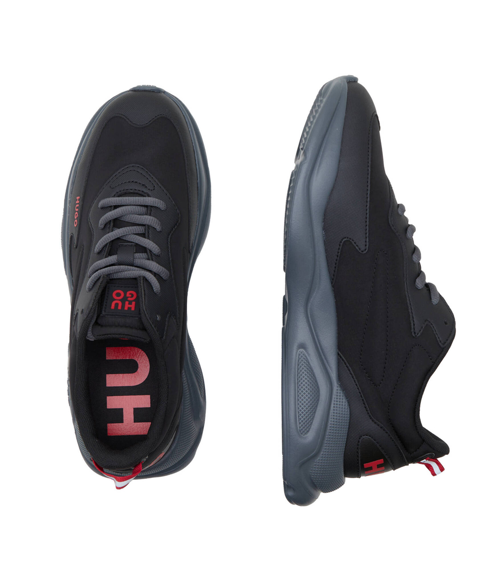 Кроссовки Leon_Runn_nypu_N HUGO - черный(50504799)