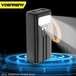 Портативный аккумулятор DENMEN DP31 30000 mAh (черный)