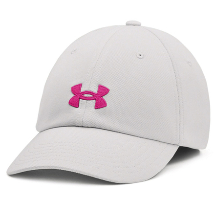 Теннисная кепка Under Armour Women's UA Blitzing Adjustable Cap - halo gray/rebel pink
