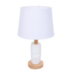 8210/1T MODERNI LN26 490 белый, керамика/текстиль Настольная лампа Е27 1*60W 220V VISIONA