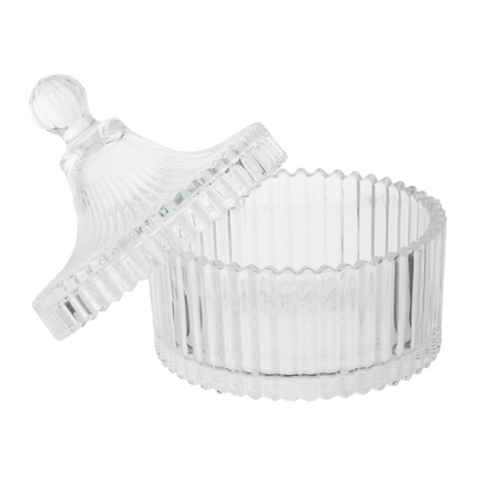 Сахарница стекло 10.5x12.5см