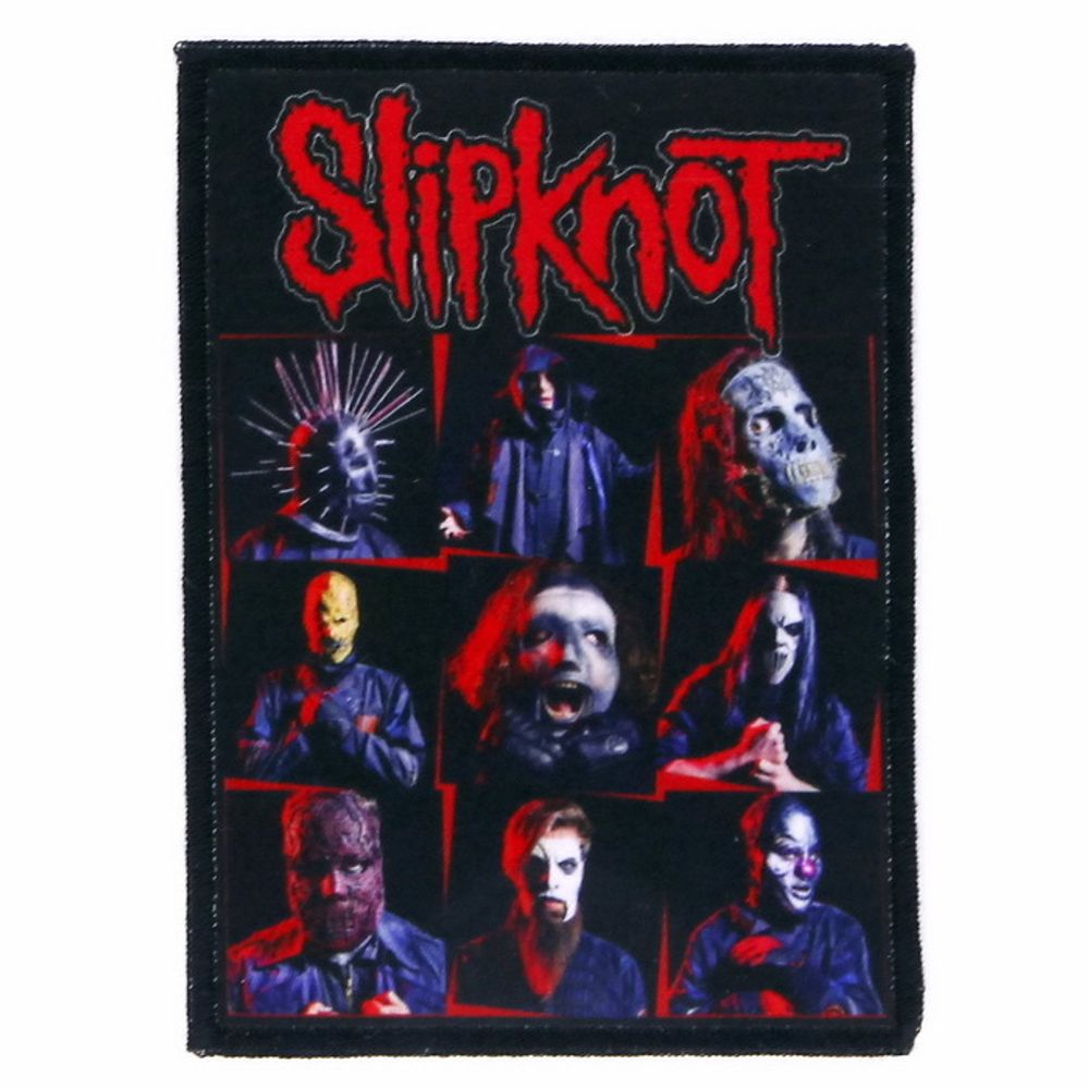 Нашивка Slipknot маски в окнах (459)