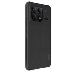Чехол усиленный от Nillkin c встроенным круглым магнитом для Xiaomi Poco F6 Pro, серия Super Frosted Shield Pro Magnetic Case
