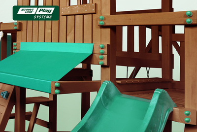 Детский городок EXCLUSIVE премиум Кедр (green)