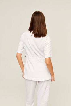 Топ медицинский женский Ньюлук, кремовый