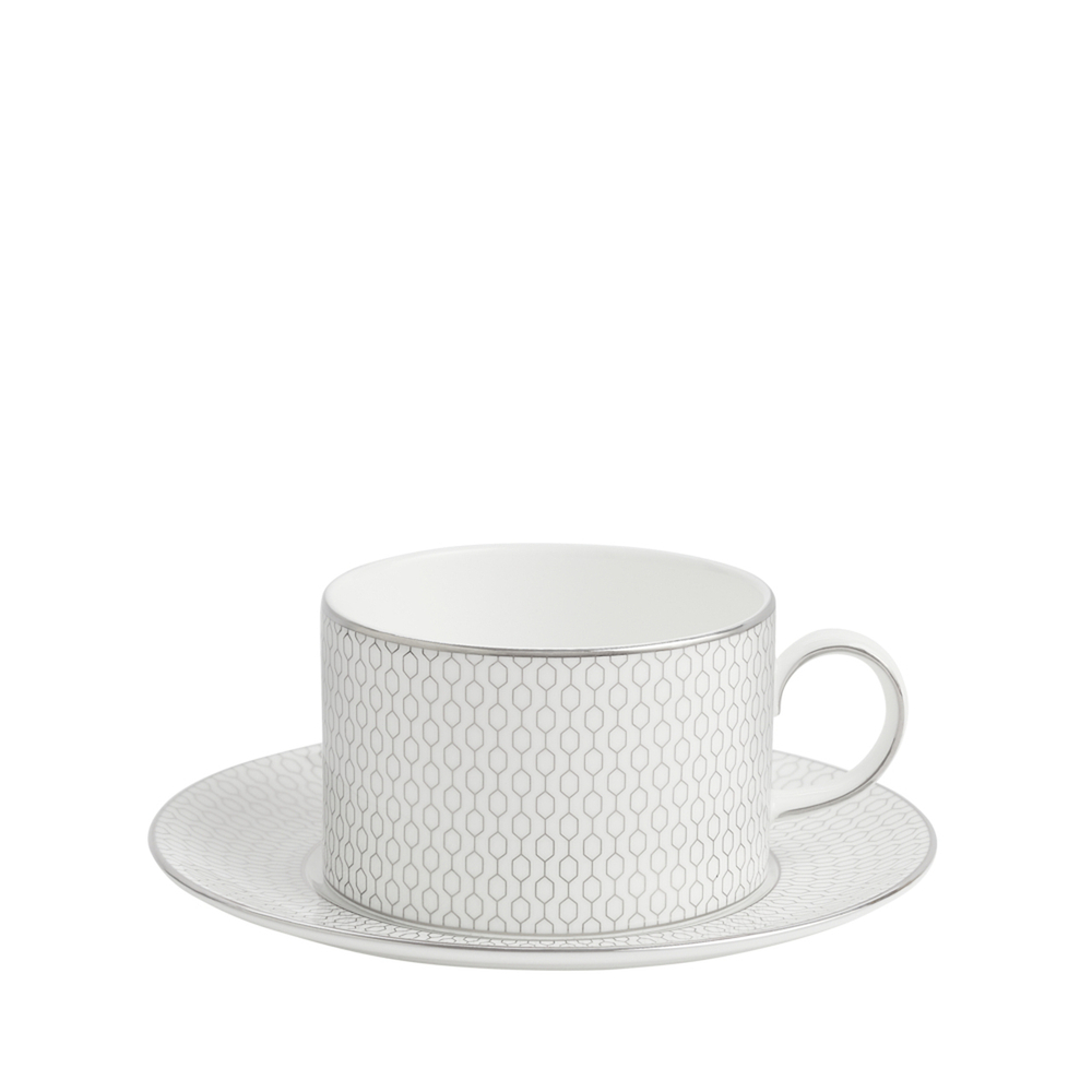Wedgwood Чашка с блюдцем Gio Platinum 180 мл универсальная 1063184