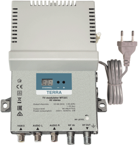 Телевизионный модулятор MT32C Стерео TERRA