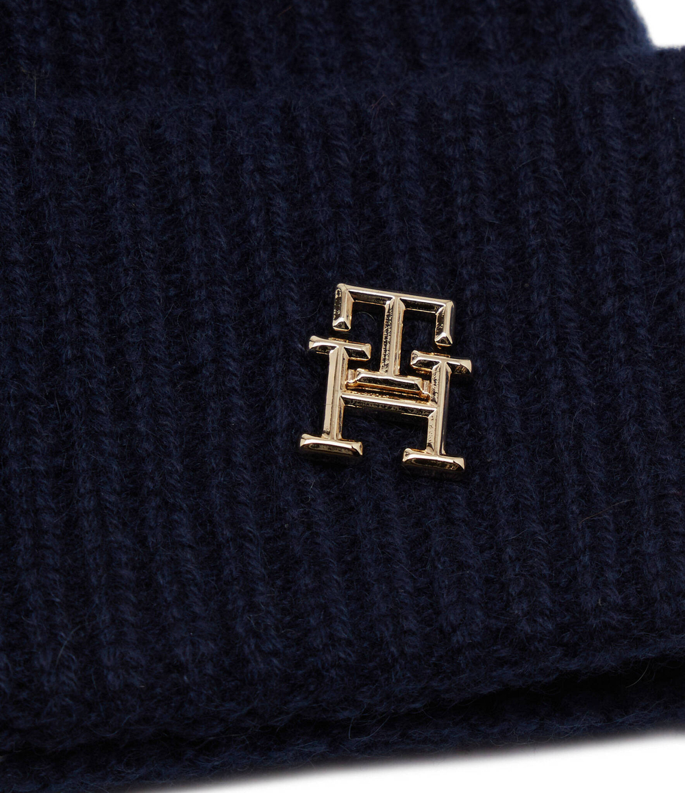Кашемировая шапка Tommy Hilfiger - темно-синий(AW0AW15321)