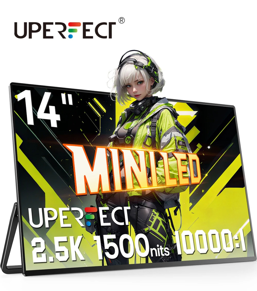 14" Портативный игровой монитор UPERFECT Ucolor M1 2560x1600, 60 Гц, mini LED
