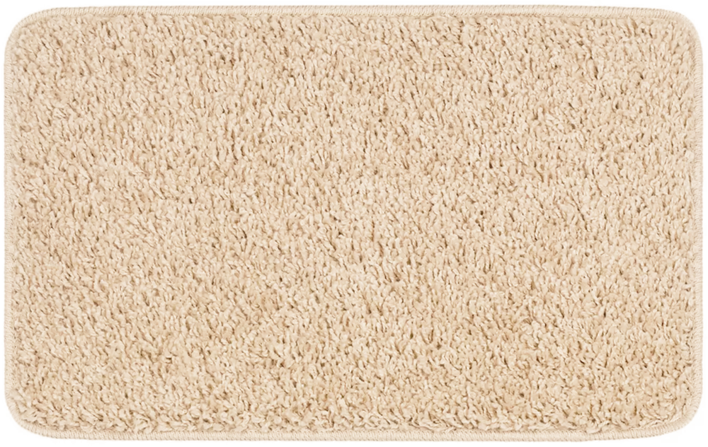 Коврик Uppland, короткий ворс, 60х100 см, бежевый, полиэстер/латекс