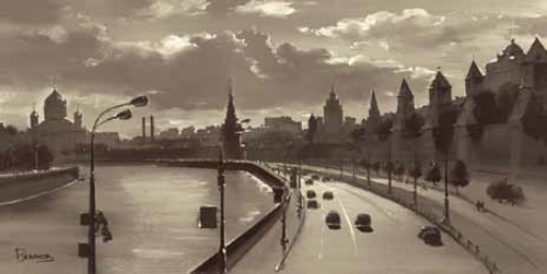 Постер "Московский Кремль. Набережная"