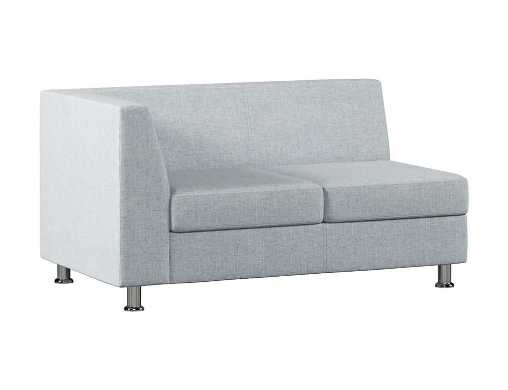 Секция с подлокотником двухместная правая МАРКУС